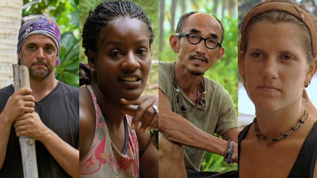 Domenick Abbate, Cirie Fields, Tai Trang, Kelly Wiglesworth, Survivor